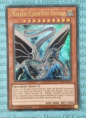Malefic Cyber End Dragon GFP2-EN101 Ultra Rare Yu-Gi-Oh Card 1st Edition New-image