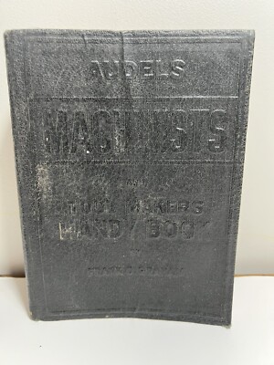 VTG 1941 1942 Audels Machinists And Tool Makers Handy Book By Frank D Graham-image