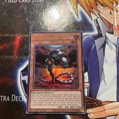RA04-EN013 Cyber Dragon Core : Ultra Rare 1st Edition PLAYSETx3 NM+-image