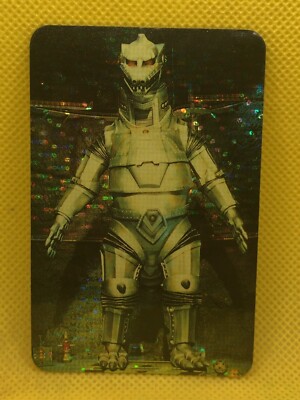 Godzilla vs MechaGodzilla  HOLO Prisim Foil Meiji card 1993 TOHO  Japanese F/S-image