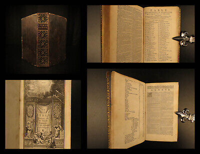 1739 Holy BIBLE 1st ed Nicolas Le Gros French Jansenist Cologne Apocrypha RARE-image