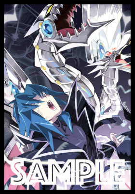 Yu-Gi-Oh Zane Truesdale Cyber End Dragon doujin Card Sleeve Protector-image
