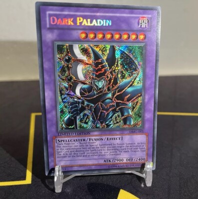 Yu-Gi-Oh DARK PALADIN DMG-001 LIMITED EDITION SECRET RARE HOLO BLEED-image