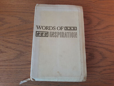 Words Of Inspiration 1963 Writings From The Past To Brighten The Present Leather-image
