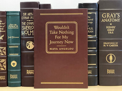 Wouldn't Take Nothing For My Journey Now by Maya Angelou - leather-bound-image