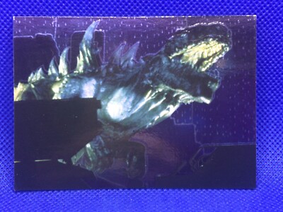 Godzilla HOLO Prisim card Guess TM Toho Co 1998 vintage rare  F/S 4-image