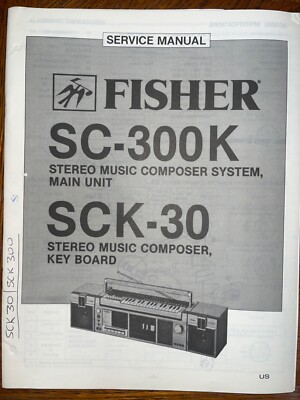 Fisher SC-300K SCK-30 Stereo Keyboard Original-image