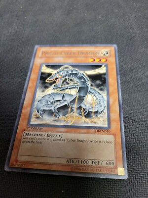Yugioh! Proto-Cyber Dragon SOI Ultimate Rare Unlimited LP-image