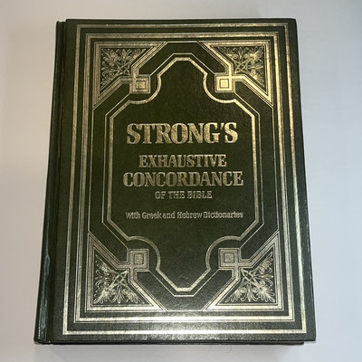 Strong's Exhaustive Concordance of the Bible W/ Greek and Hebrew Dictionaries HC-image