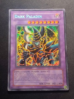 Dark Paladin DMG-001 Limited Edition Yu-Gi-Oh Secret Rare Promo Card Played MP-image