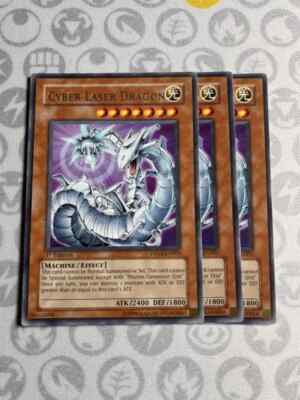 3x Cyber Laser Dragon - 1st - DP04-EN003 - Common (VLP-NM) - Yugioh Playset-image