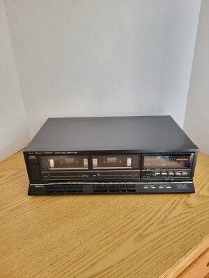 Vintage Fisher Stereo Double Cassette Deck CR-W857 Used for Repair/Parts-image
