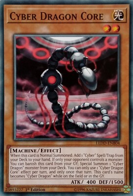 LEDD-ENB04 CYBER DRAGON CORE COMMON 1ST EDITION YuGiOh CARD-image