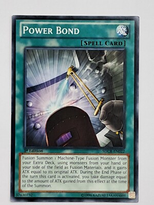 Power Bond SDCR-EN022 YuGiOh Cyber Dragon Revolution 1st Edition NM New x1-image