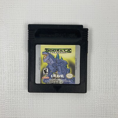 Godzilla The Series Nintendo Game Boy Color 1999 Authentic Crave Entertainment-image