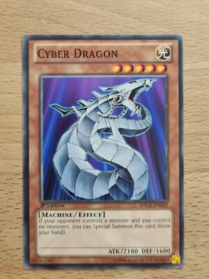 CYBER DRAGON | YUGIOH | SDCR | 1st Edition | ENGLISH #61-image