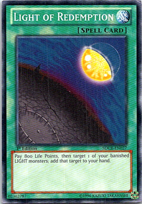 Light Of Redemption SDCR-EN027 Yu-Gi-Oh! Light Play 1st Edition-image