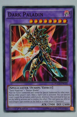 Yugioh Dark Paladin YGLD-ENC41 Common 1st Edition-image