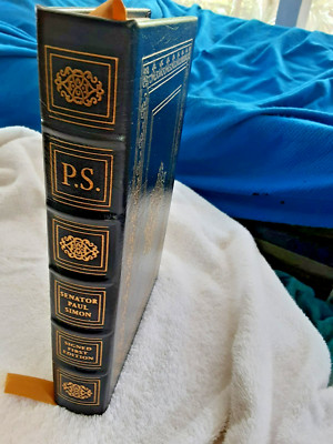 EASTON PRESS P.S. AUTOBIOGRAPHY OF SENATOR PAUL SIMON Signed First Edition wtCOA-image