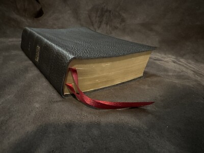 KJV KING JAMES study bible genuine leather-image