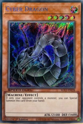 Yugioh Cyber Dragon Secret Rare Speed Duel SGX3 NM-image