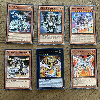 Yu-Gi-Oh! TCG Bundle Lot Set Cyber Dragon Set With 1 Ultra Rare-image