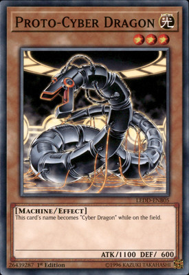 1st Ed Proto-Cyber Dragon LEDD-ENB05 Yugioh-image