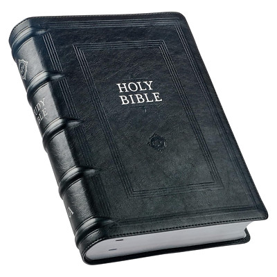 KJV Study Bible, Standard Print Faux Leather - Thumb Index, King James Version H-image