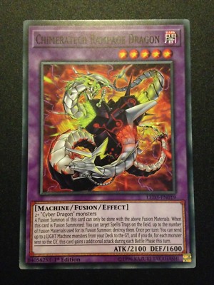 Chimeratech Rampage Dragon | LED3-EN019 | Common | 1st Edition | YuGiOh TCG-image