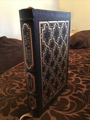What’s Wrong With Sports SIGNED Howard Cosell  Easton Press Leather-image