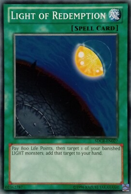 SDCR-EN027 LIGHT OF REDEMPTION COMMON MIXED ED YuGiOh CARD-image
