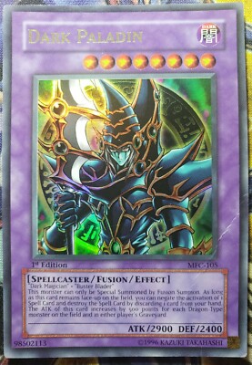 Yugioh Dark Paladin MFC-105 1st Edition Ultra Rare Damaged-image
