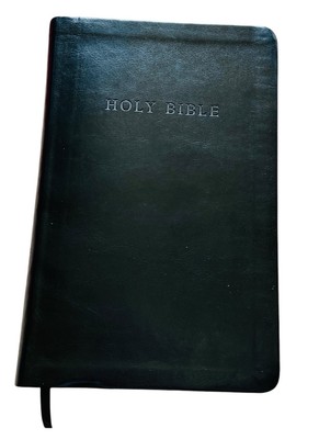 Personal Size Giant Print Reference Bible Imitation Flexisoft Leather Large Type-image