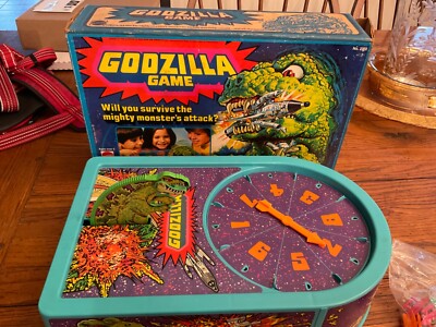 1978 Mattel GODZILLA Game Excellent Condition w/Box 99% complete-image
