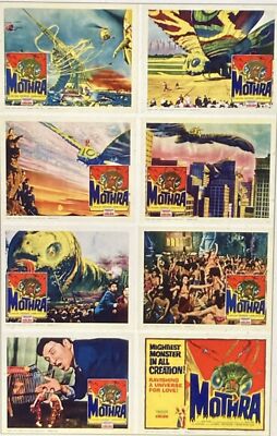 Mothra  - Original 1962  Movie MINT Lobby Card Set - Godzilla-image