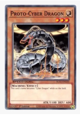 x3 Proto-Cyber Dragon SGX1-ENG03 Common Yugioh -image