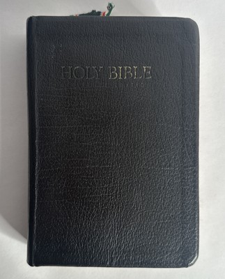 Holy Bible KJV Reference Edition 1972 Nelson 686 Red Letter Genuine Leather-image