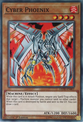Yugioh Cyber Phoenix LEDD-ENB07 Common 1st Edition-image