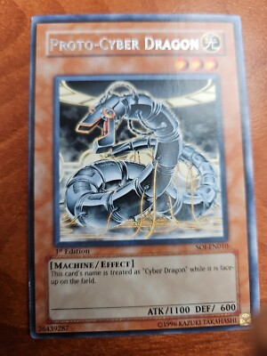 Proto-Cyber Dragon (UTR) SOI-EN010 Shadow of Infinity 1st Edition-image
