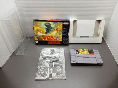 Super Godzilla (Super Nintendo Entertainment System, 1993) CIB w/  Manual-image