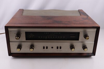 The Fisher Model 400 Stereo Tube Receiver==w/ Cabinet!-image