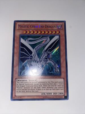Yu-Gi-Oh - MALEFIC CYBER END DRAGON - YMP1-EN004 - SECRET - NM/M D-image