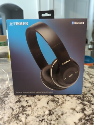 Fisher Peak Wireless Headphones Over The Ear Bluetooth Folding Design Adjustable-image