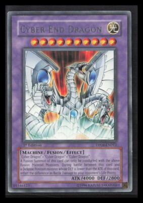CYBER END DRAGON YU-GI-OH! TCG 1996 1st Edition DP04-EN012-image