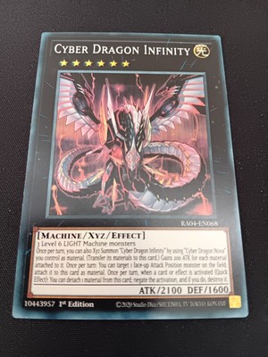 Yu-Gi-Oh! Quarter Century Bonanza Cyber Dragon Infinity 1st Edition RA04-EN068-image