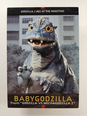 Baby Godzilla #56 - Toho Monster Carddass Masters (1996 Japanese card) vintage-image