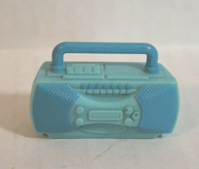 Fisher-Price Loving Family Dollhouse Blue Boom Box CD Player Stereo Music EUC-image