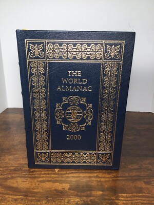 The World Almanac and Book of Facts 2000 Easton Press Leather Bound 1999-image