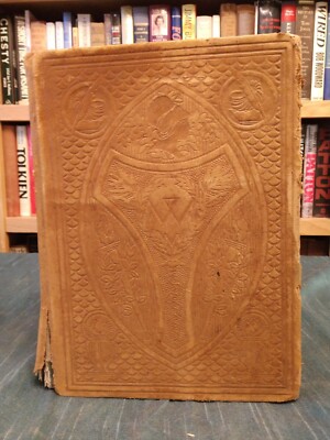 Antique An American Dictionary of the English Language leather 1800's -image