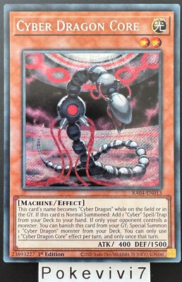 YU-GI-OH! Card CYBER DRAGON CORE RA04-EN013 Secret Rare NEW-image